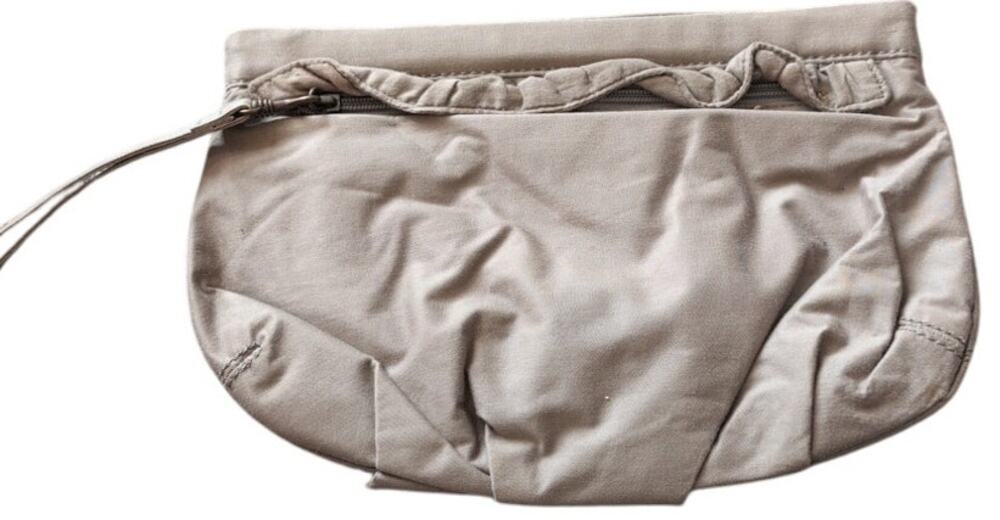 Khaki Gap Bag with wrist strap